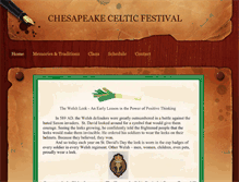 Tablet Screenshot of celticfest.net